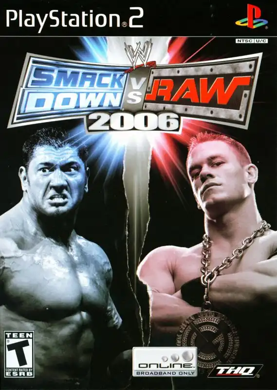 WWE SmackDown! vs. Raw 2006 PS2 Cover